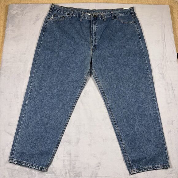 VTG Carhartt Relaxed Fit Denim Jeans Men’s Size 52x30 B17STW Deadstock NWT - Picture 5 of 11